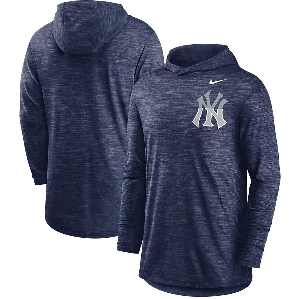 New York Yankees Dri-Fit Long Sleve Hood Top Nike
